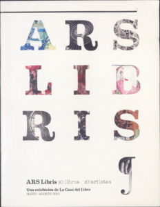 ARS Libris: 10 libros, 10 artistas